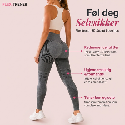 Flexitrener™ 3D Sculpt -selluliittia ehkäisevät leggingsit